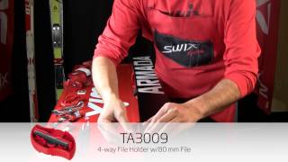 Swix How to Use The TA3009 4way File Holder [upl. by Dyob]