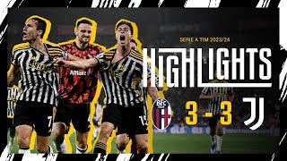 HIGHLIGHTS  BOLOGNA 33 JUVENTUS  Chiesa Milik amp Yildiz complete the COMEBACK  Serie A [upl. by Ayikal908]