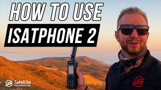 How to use the Inmarsat IsatPhone 2 satellite phone [upl. by Laven]