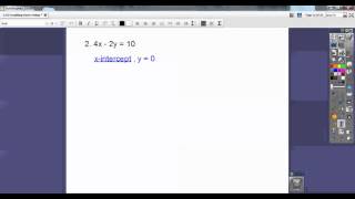 Graphing Lines Using Intercepts  Section 54 [upl. by Nedak]