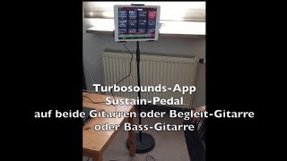 TurbosoundsApp Sustain auf Gitarren legen  super Effekt [upl. by Sacrod]