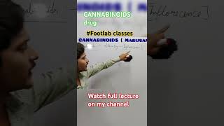 cannabinoids drug drug abuse footlab classes biology sciencefacts [upl. by Nytsrik]