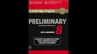 Listening B1  Preliminary English Test 8 Test 1  Part 2 [upl. by Nnylyoj316]