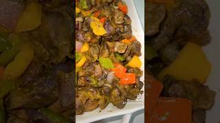 Peppered Gizzard with fried turmeric yams A spicy crunchy brunch you’ll love pepperedGizzard [upl. by Katerina]