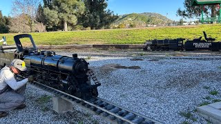 Live steam in Southern California Riverside Live Steamers 2023 [upl. by Dygall]