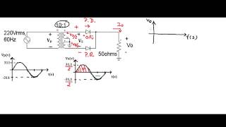 Resolução  Retificador de Onda completa  Tapcentral [upl. by Ondine]