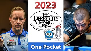 Jayson Shaw vs Mika Immonen  One Pocket  2023 Derby City Classic rd 1 [upl. by Samohtnhoj]