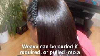 Partial sew in Weave Tutorial with Diagonal braiding [upl. by O'Grady]