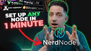 Set Up ANY Crypto Node in 1 MINUTE  NerdNode [upl. by Nahtannhoj]