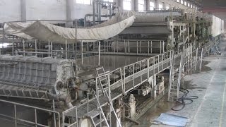 High quality paper machinehigh speed fourdrinier wire paper machine [upl. by Lebazej]