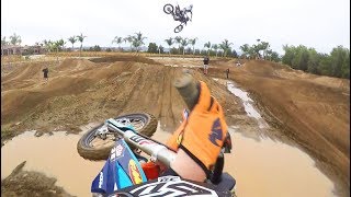 12 Year Old Rides Supercross With Pros Gopro Raw [upl. by Niamrahc148]