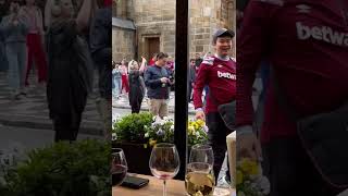 West Ham Fan Leads “Bowen’s On Fire” Chants [upl. by Alauqahs]