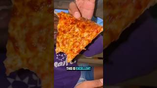 This FUTURISTIC Pizza Spot Has some FIRE thin crust pizza 🔥🤯 shorts food mukbang [upl. by Luhe]