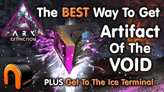 ARK Extinction ARTIFACT OF THE VOID amp Ice Titan Terminal [upl. by Kciremed]