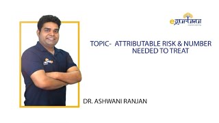 Last Minute Revision Program  Attributable Risk amp Number Needed to Treat  Dr Ashwani Ranjan [upl. by Nassir]