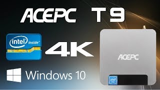 ACEPC T9 Intel Atom Z8350 Windows 10 Mini PC Review [upl. by Ramled460]