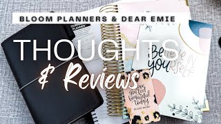 Unboxing and Review Bloom Planner and Dear Emie plannerreview bloomdailyplanners [upl. by Aitra]