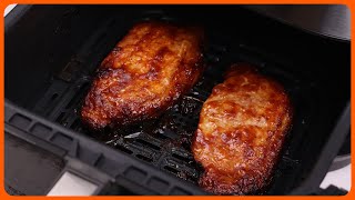 Easy BBQ Air Fryer Boneless Pork Chops [upl. by Tremaine]