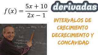 Derivadas Crecimiento y Concavidad [upl. by Batory]