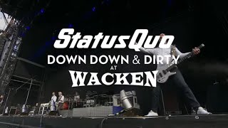 Status Quo quotProposin Medleyquot Live at Wacken 2017  from quotDown Down amp Dirty At Wackenquot [upl. by Conrado975]