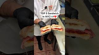 Making “The Casa” at Casa Della Mozzarella in the bronx on Arthur Ave 🥖🤤🔥 sandwich italianfood [upl. by Roddie]