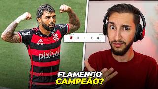 Flamengo 3 x 1 Atlético MG  FLAMENGO JÁ É CAMPEÃO Gabigol quotídoloquot dnv [upl. by Bannon]