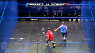 Squash Quick Hit Ep100  Rosner v Gaultier [upl. by Oj]