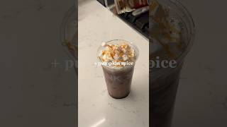 Making a mocha latte latte coffee coffeelover mocha espresso hotcoco icedcoffee caramel [upl. by Aneret]