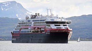 Covid19  un navire de croisière immobilisé en Norvège [upl. by Anurb]