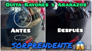 COMO QUITAR LOS RAYONES DEL COCHESin PINTAR  Repara Los Roses y Raspones De La Pintura Del Auto😎 [upl. by Endora]