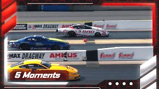 5 moments from Pro Stock finals at the NHRA FourWide Nationals [upl. by Ahseit662]