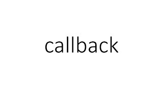 callback in Python [upl. by Shumway47]