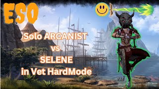 ESO SOLO Arcanist vs Selene in Veteran HardMode [upl. by Alat]