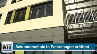 Sekundarschule Petershagen eröffnet [upl. by Einiffit]