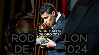 🏆⚽Rodri Balón de Oro 2024  Superación y Fe [upl. by Eirrac409]