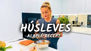 HÚSLEVES ALAPLÉ  RECEPT [upl. by Nirag514]