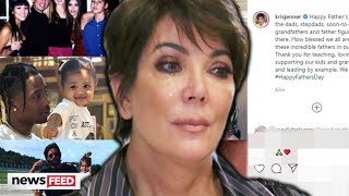 Kris Jenner Faces BACKLASH After Leaving Catilyn Jenner Out Of Fathers Day Post [upl. by Winzler]