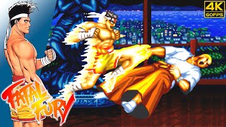 Fatal Fury  Joe Higashi Arcade  1991 4K 60FPS [upl. by Cardwell679]