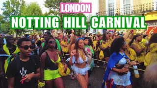 Notting Hill Carnival 2024 🎉  The Ultimate Street Party 4K  Sunday 25th August Walk  Part 3 [upl. by Atteuqaj]