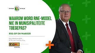 🎙️ Waarom word RNEmodel nie in munisipaliteite toegepas [upl. by Monah]