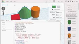 Autodesk TinkerCad Generating 3D Geometry with JavaScript [upl. by Airdnola175]