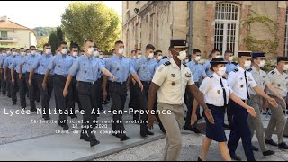 2020 Rentrée Lycée Militaire AixenProvence 2è compagnie [upl. by Ridglee]