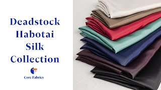 Designer Habotai Silk Deadstock  Core Fabrics [upl. by Kassity]