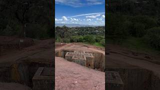 This is Lalibela in Ethiopia The rockhewn church city of Africa 🇪🇹 lalibela ethiopia [upl. by Anyalram]