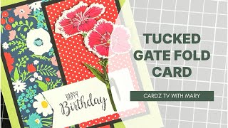 EASY TUCKED GATEFOLD CARD  FUN FOLD CARD SERIES [upl. by Dirtsa]