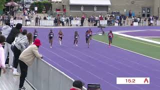 Girls 200m Senior Final  Ontario OFSAA Track Championships 2024 Full Race [upl. by Nehpets]