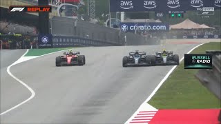 Leaked Uncensored Super Angry George Russel Radio After Hamilton Hits Russel Mercedes F1 Team Crash [upl. by Irmine]