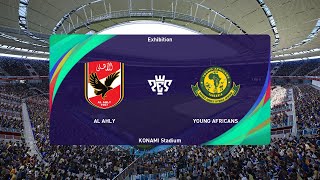 Al Ahly vs Yanga 01032024 CAF Champions League Extra Time PES 2021 [upl. by Niram]