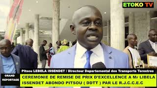 LIBELA ISSENDET PITSOU A REÇU UN PRIX D EXCELLENCE PAR LE RÉSEAU DES JOURNALISTE CONGOLAIS [upl. by Eenalem509]