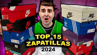 TOP 15 MEJORES ZAPATILLAS de 2024 Jordan adidas Nike [upl. by Zacherie919]